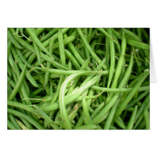 Green Beans Blank Card
