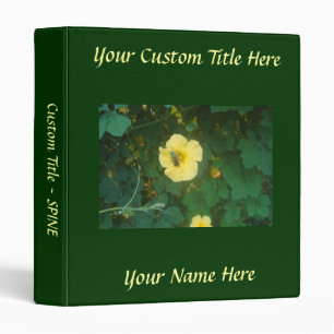 Green Bee Custom Binder