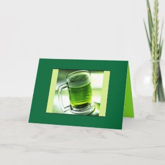 Green Beer Card