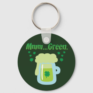 Green Beer Keychain