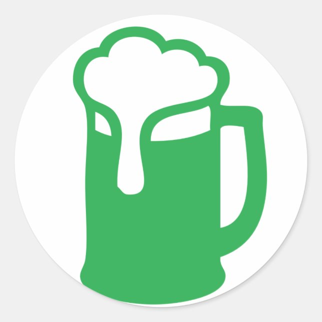 Green Beer Sticker (Front)