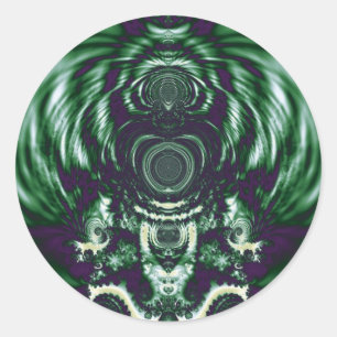 Green Bell Classic Round Sticker