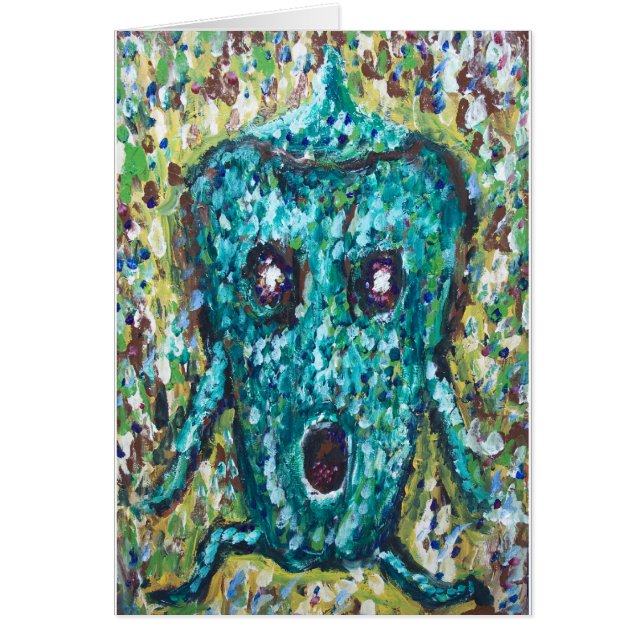 Green Bell Pepper running away from something (Front)