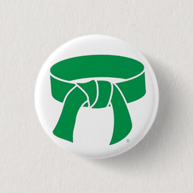 Green Belt Button (Front)