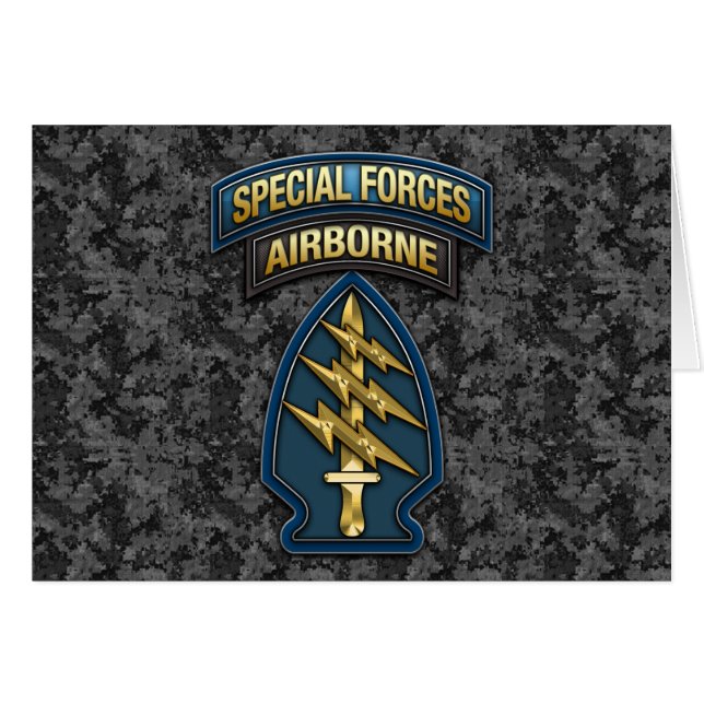 Green Berets SSI Special Edition (Front Horizontal)