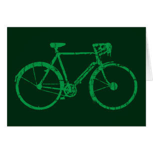 green bicycle