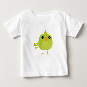 Green Bird Cartoon Baby T-Shirt