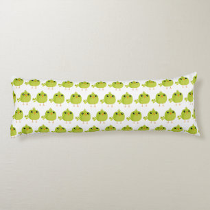 Green Bird Cartoon Body Pillow