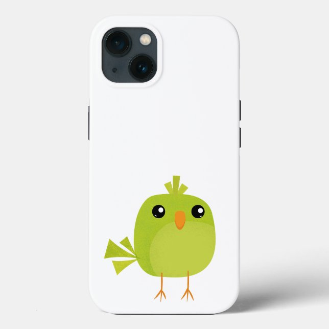 Green Bird Cartoon   Case-Mate iPhone Case (Back)