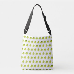 Green Bird Cartoon   Crossbody Bag