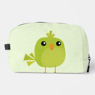 Green Bird Cartoon   Dopp Kit
