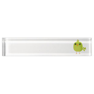 Green Bird Cartoon   Nameplate