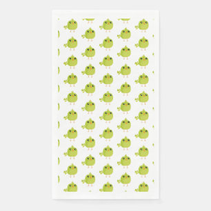 Green Bird Cartoon   Napkin