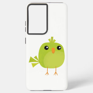 Green Bird Cartoon   Samsung Galaxy Case