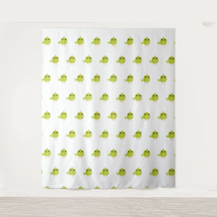 Green Bird Cartoon   Tapestry
