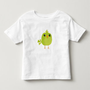 Green Bird Cartoon   Toddler T-shirt