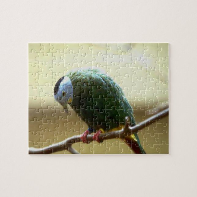 Green Bird Jigsaw Puzzle (Horizontal)