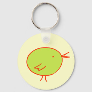 Green Bird Keychain