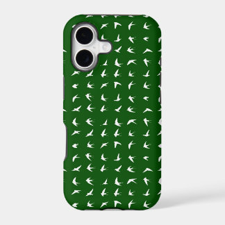 Green bird pattern 1