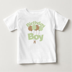 Green Birthday Boy Baby T-Shirt