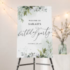 Green Birthday Party Welcome Foam Board