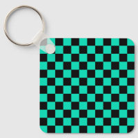 Green Black Chequered Check Pattern