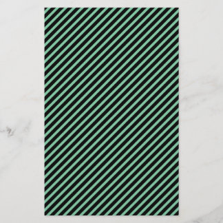 Green & Black Diagonal Stripe Soap Wrap Paper