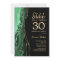 Green Black Gold Agate Surprise 30th Birthday