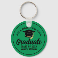 Green Black Graduate Personalized 2026 Graduation