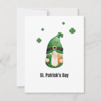 Green Black Illustrated Gnome St. Patrick's Day