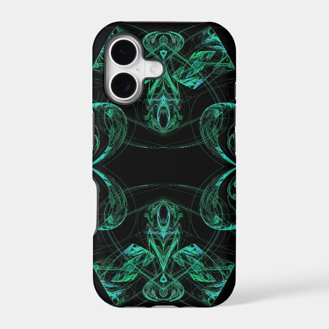 Green & Black iPhone 5 Custom Case-Mate ID (Back)