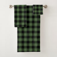 Green Black Lumberjack Plaid