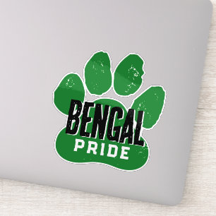 Green & Black Pawprint Pride