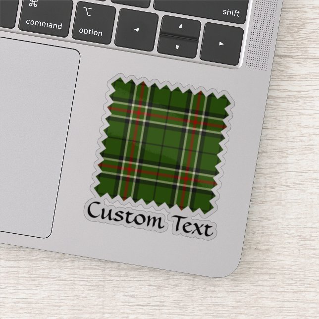 Green, Black, Red and White Tartan (Detail)