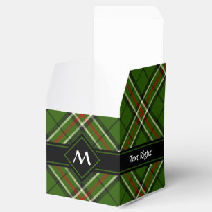 Green, Black, Red and White Tartan Favor Box