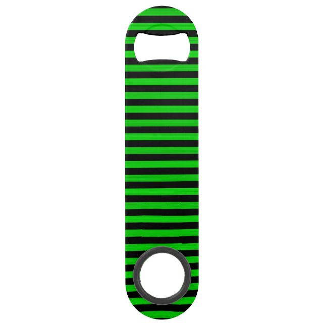 Green Black Stripes Seamless Pattern Bar Key (Front)