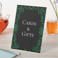 Green & Black Swirl Gothic Wedding
