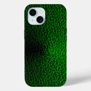 Green Blobs iPhone 15 Case