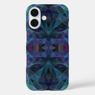 Green, Blue & Black Fractal Case