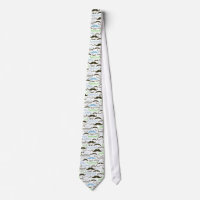 Green, Blue & Black Moustache Design