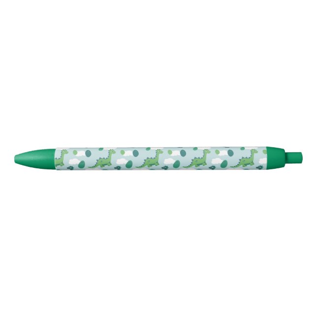 Green/blue dinosaurs and eggs pen (Front)