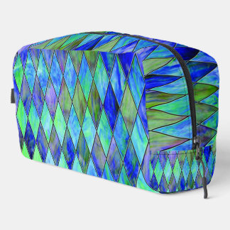 Green & Blue Dopp Kit