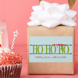 Green & Blue Elf Shenanigans Sticker