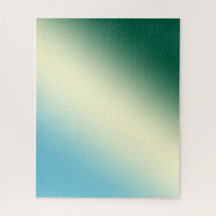 Green & Blue Gradient Hard Difficult Challenging Jigsaw Puzzle
