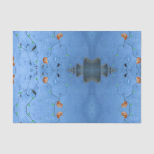 Green & Blue Nature Modern Abstract Foliage Tissue Paper