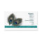 Green blue Peacock feathers profile Business card