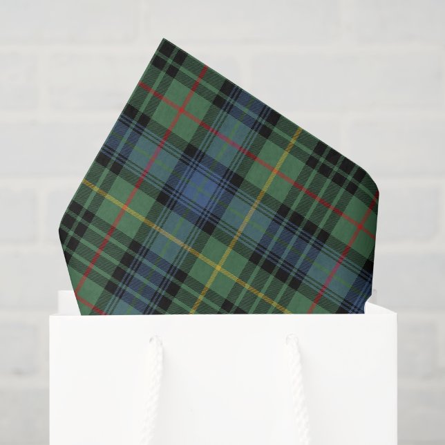 Green & Blue Plaid Tissue Paper (Gift Bag)