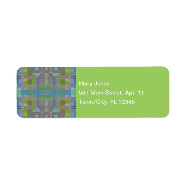 Green Blue Purple Geometric (Front)