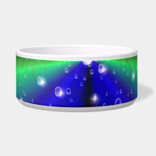 Green blue rainbow in elephantenskin leatheroptik