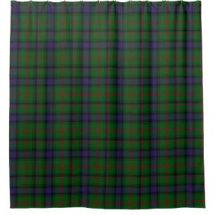 Green Blue Scottish Tartan Plaid